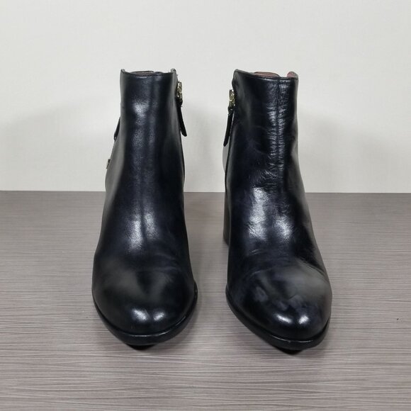 Louise et Cie Zanara Bootie, Black Leather, Womens Size 7 M  / 37 - Picture 2 of 12